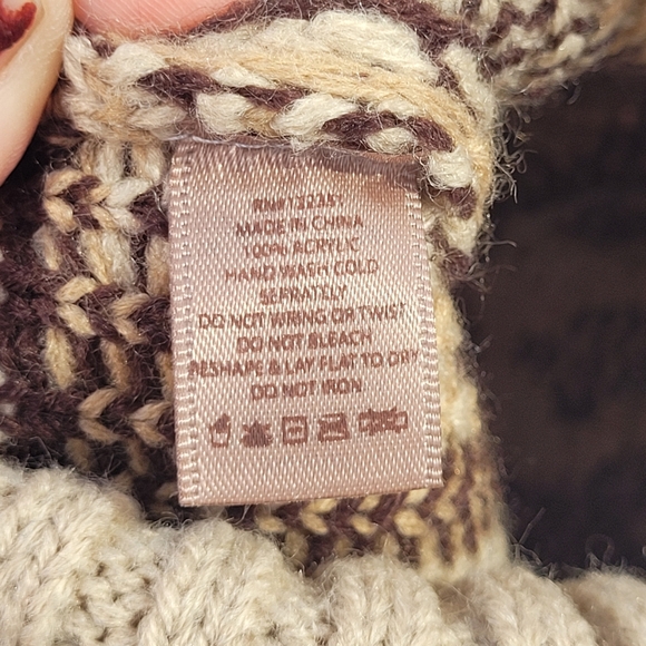 Leopard knit hat - Picture 3 of 5